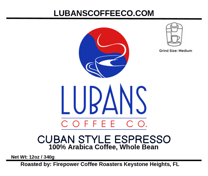 Lubans Cuban Style Espresso