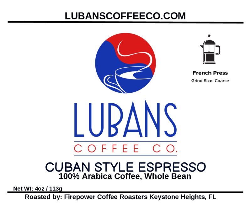 Lubans Cuban Style Espresso
